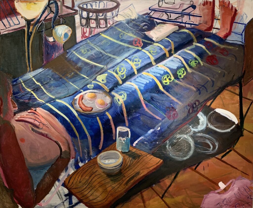 Year of the Scavenger, by Jacob Brooks, 2019, oil on canvas
