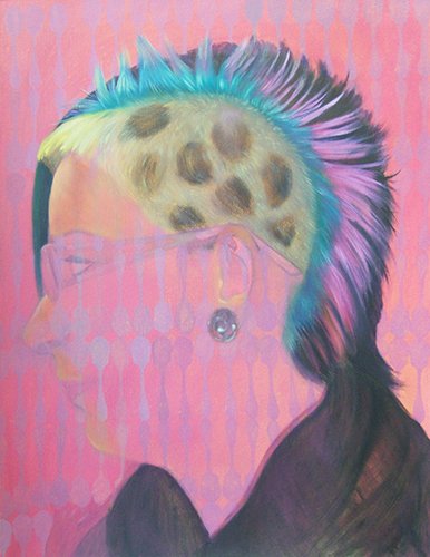 Leipzig Girl #1, by Alicia Brown, 2013, Oil on canvas