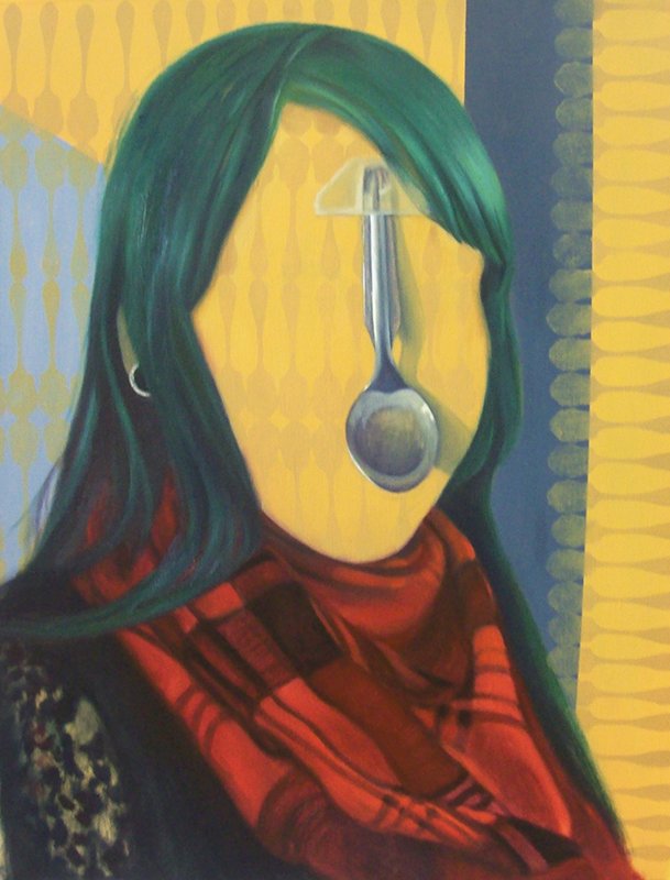 Leipzig Girl 2, by Alicia Brown, 2013, Oil on canvas