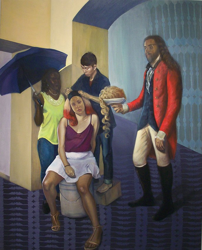 The Drawing Room, by Alicia Brown, 2013, Oil on canvas