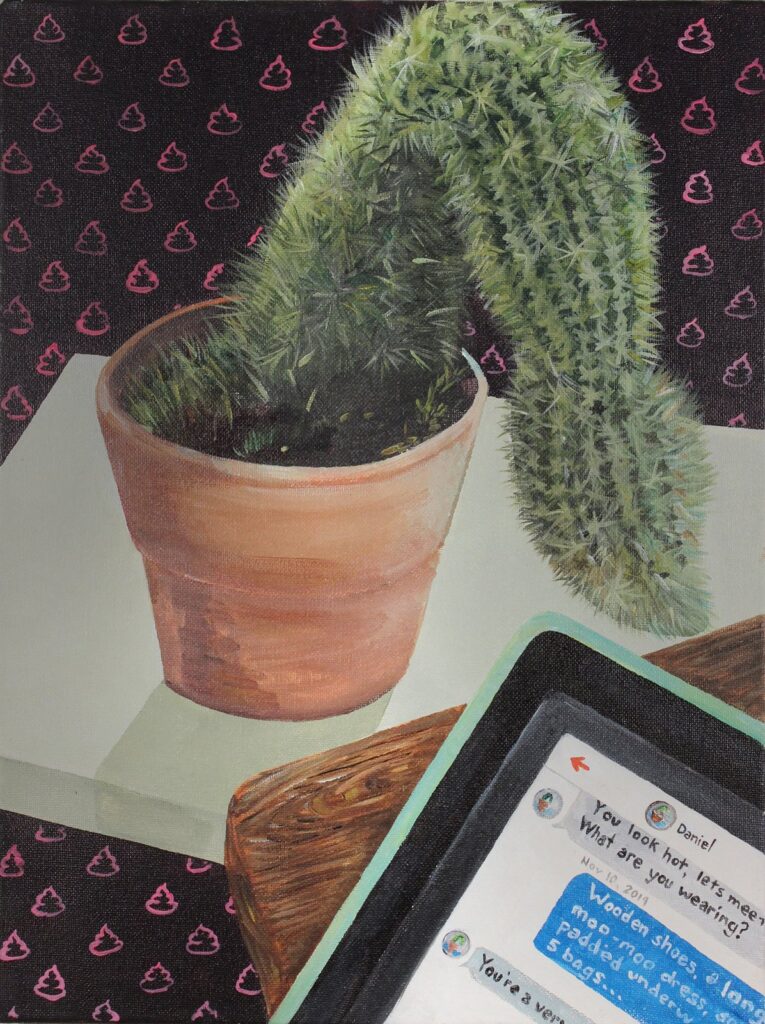 Bye!, by Jaclyn Brown, 2015, Acrylic on canvas
