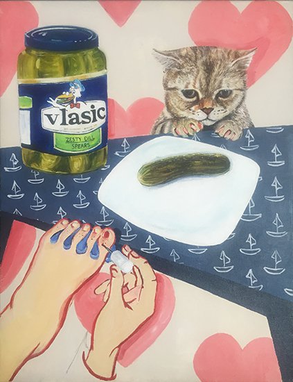Sweet Dreams, by Jaclyn Brown, 2016, Acrylic on canvas