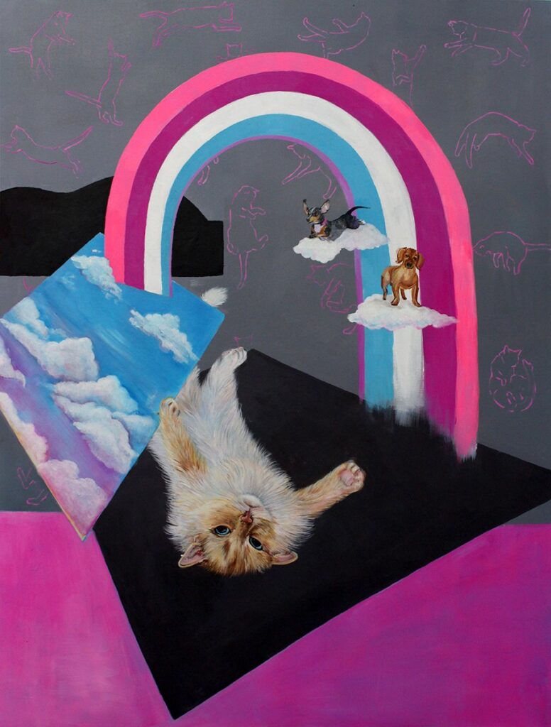 I Would Rather, by Jaclyn Brown, 2015, Acrylic on canvas