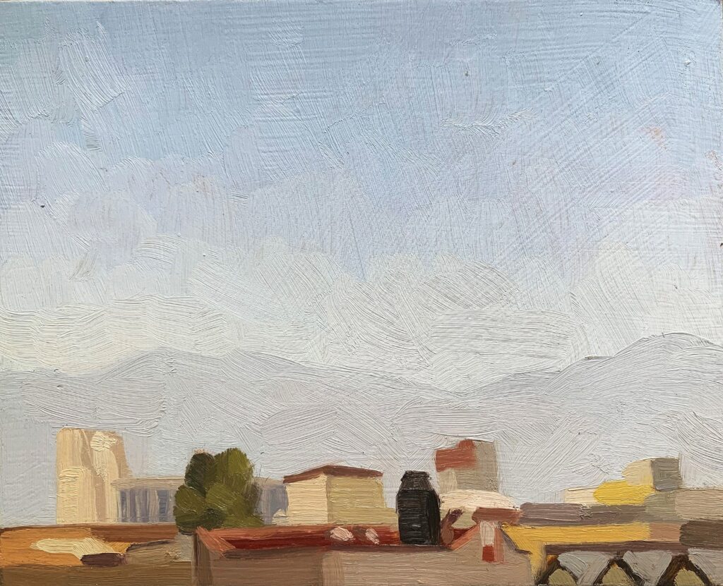 Centro Historico 6, by Brandon Brownlee, 2019, oil on panel