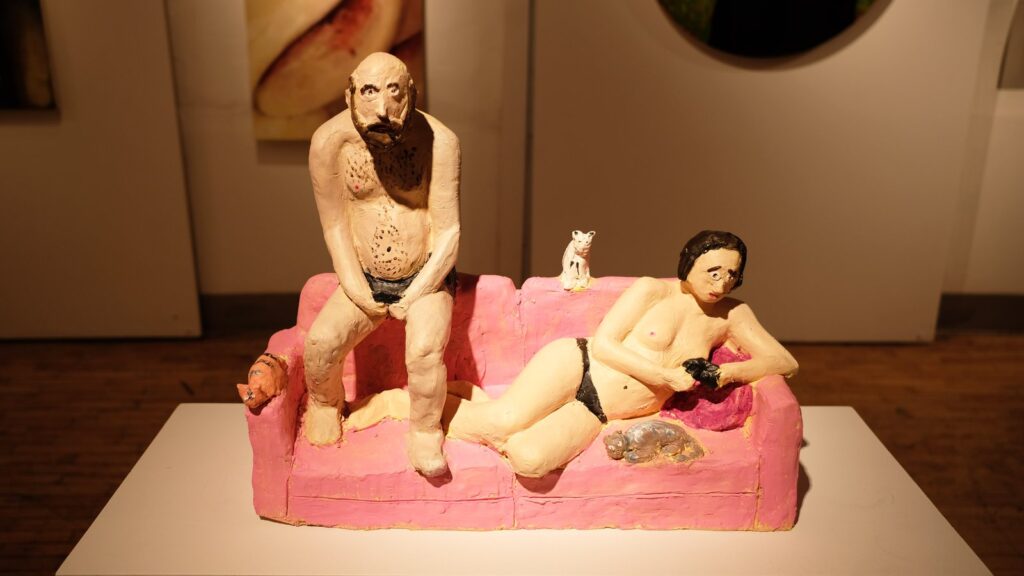 Couch, by Bryan Gardner, 2017, Clay
