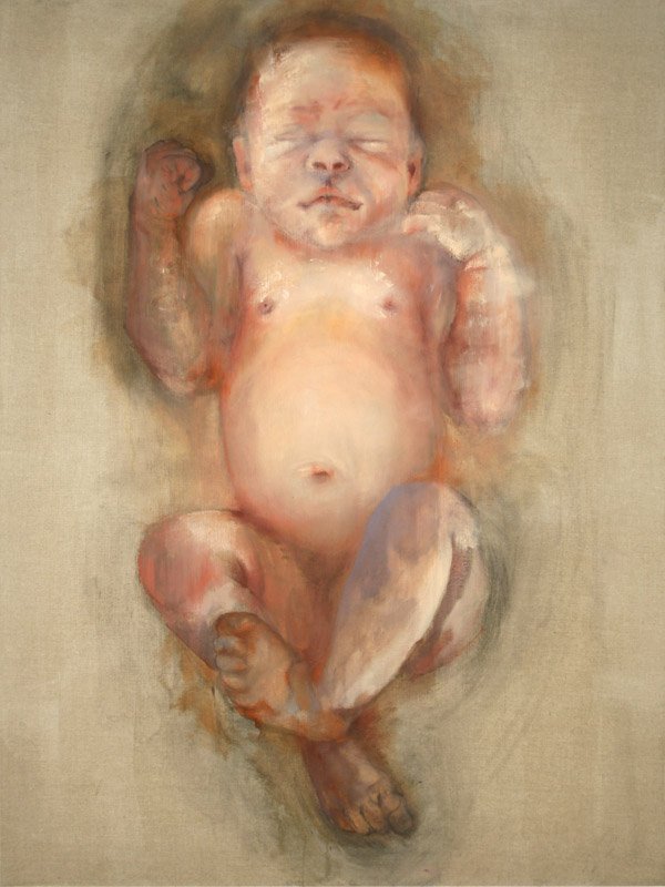 Umbilical, by Kelly Burke, 2012, Oil on linen