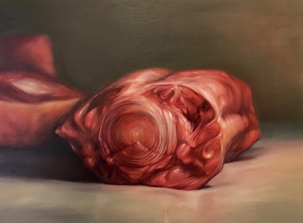 Oxtail 2, by Hope Buzzelli, 2021, oil on panel