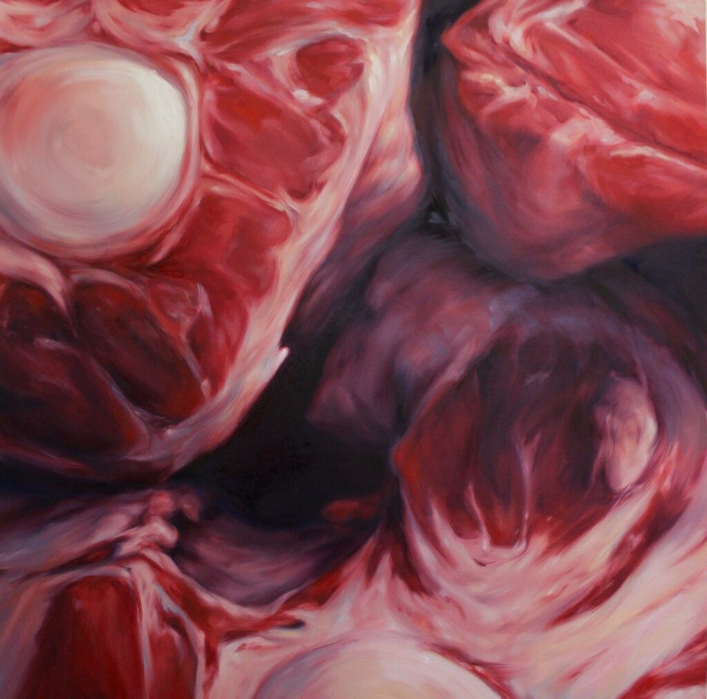 Oxtail 3, by Hope Buzzelli, 2021, oil on canvas