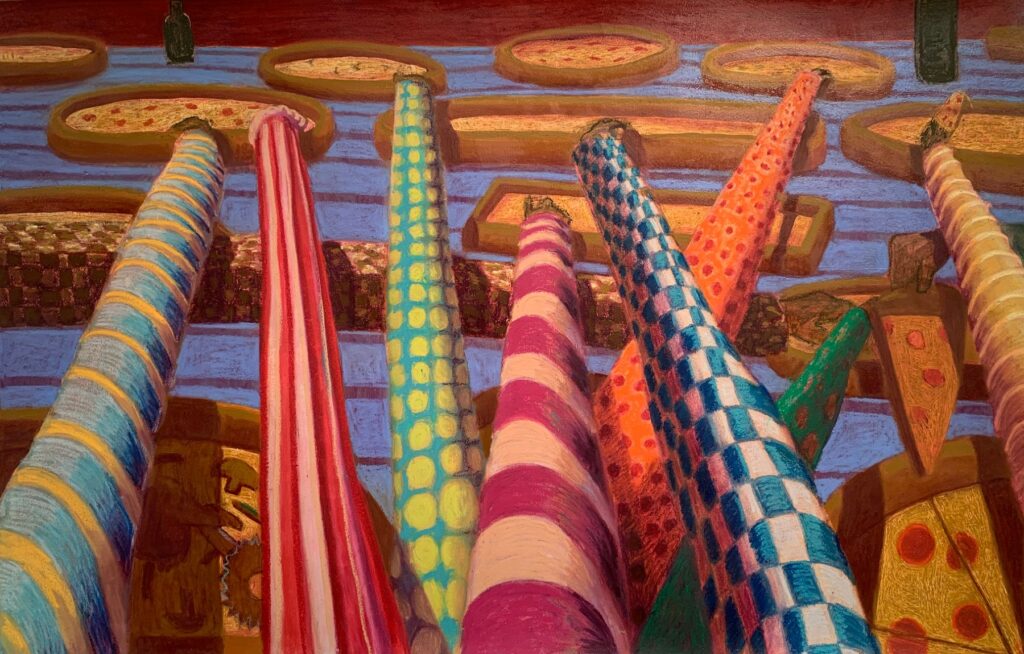 Untitled, by Maria Calzada, 2019, oil on paper