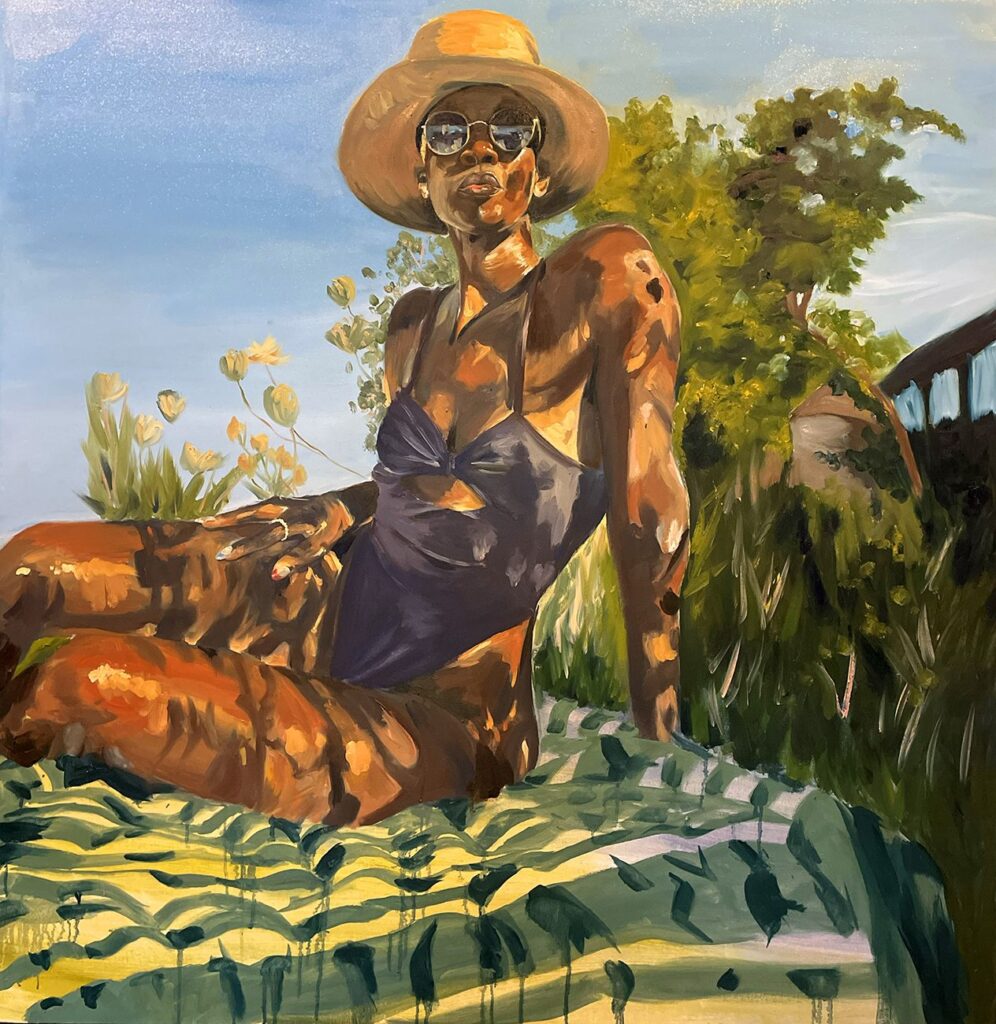 Denver, by Debra Cartwright, 2022, oil on canvas