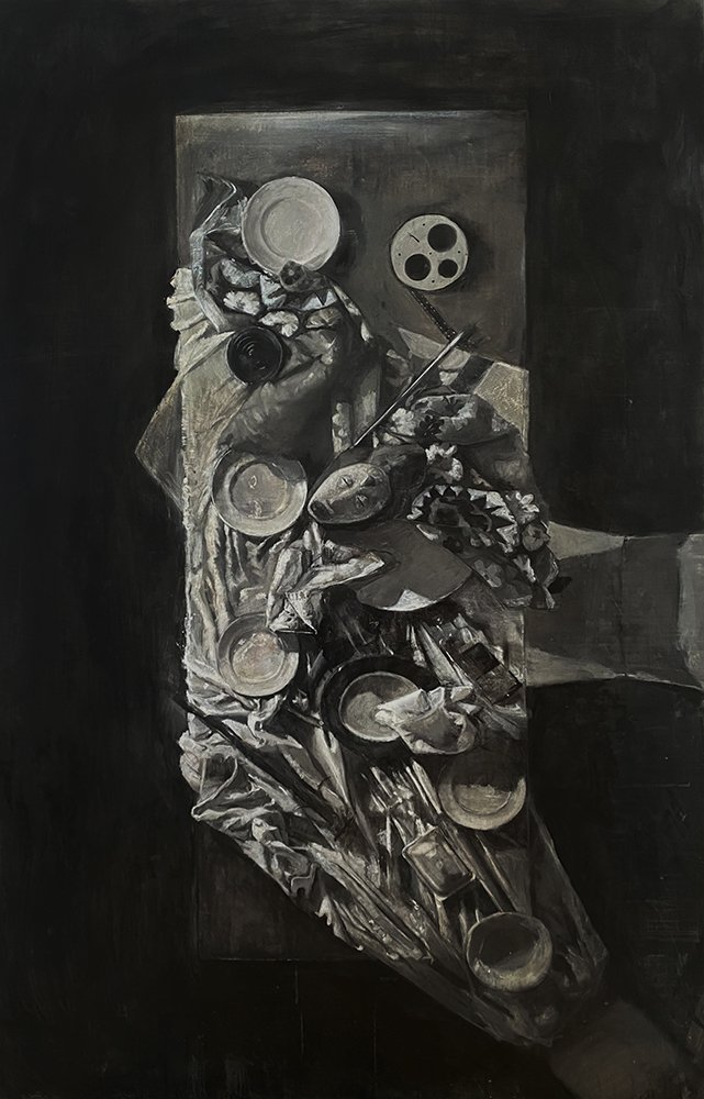 The Aftermath, by Claudio Cecchetti, 2023, oil on canvas