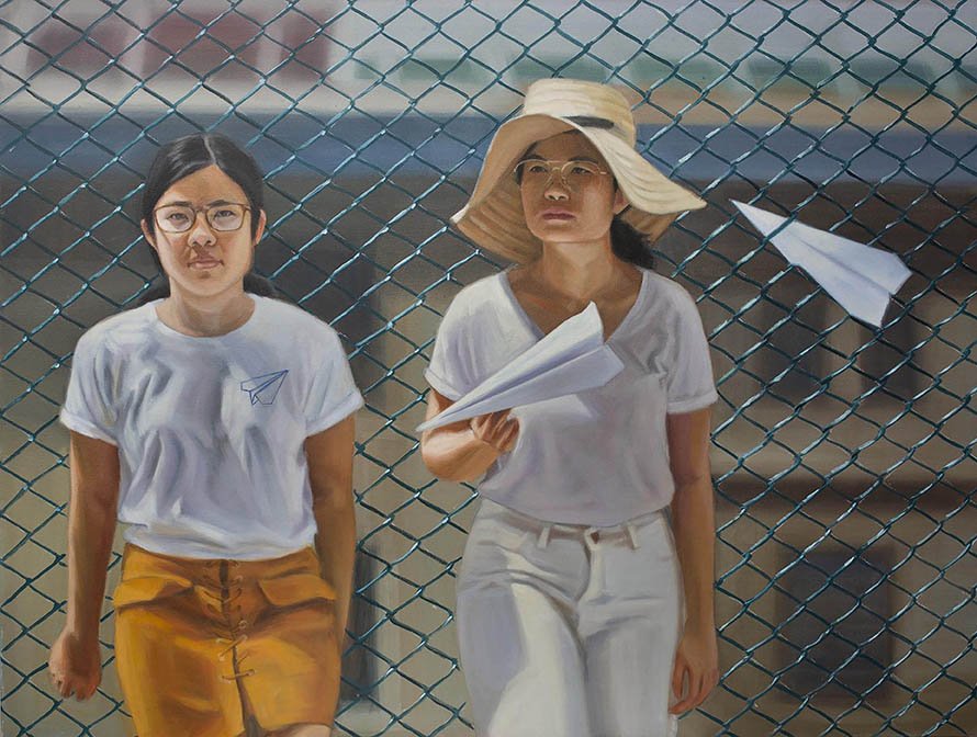 Afternoon Light, by Raven Tsz Lam Chau, 2018, oil on canvas