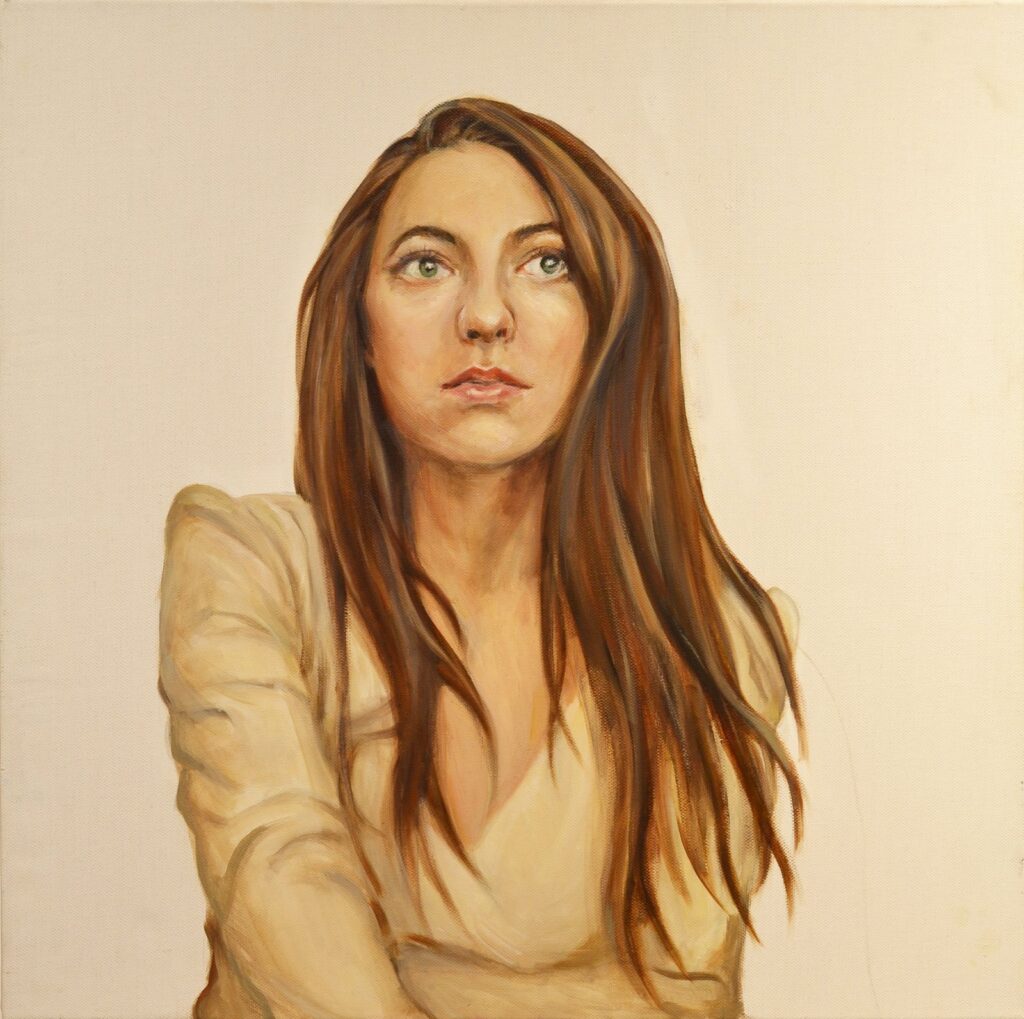 Look Up, by Si Chen, 2016, Oil on linen