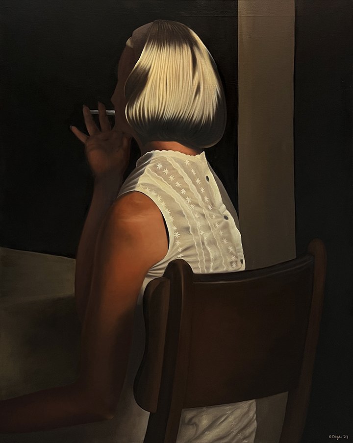 Is It Enough to Want Something Passionately? II, by Olivia Chigas, 2023, oil on canvas