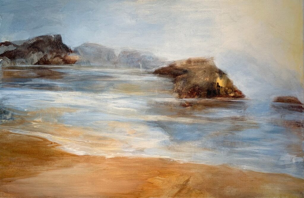 Untitled, by Mariano Cinat, 2018, acrylic on canvas