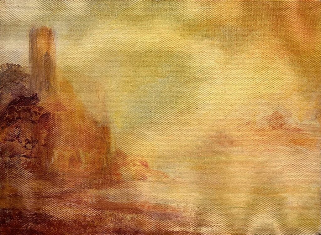 Untitled I, by Mariano Cinat, 2020, acrylic on canvas