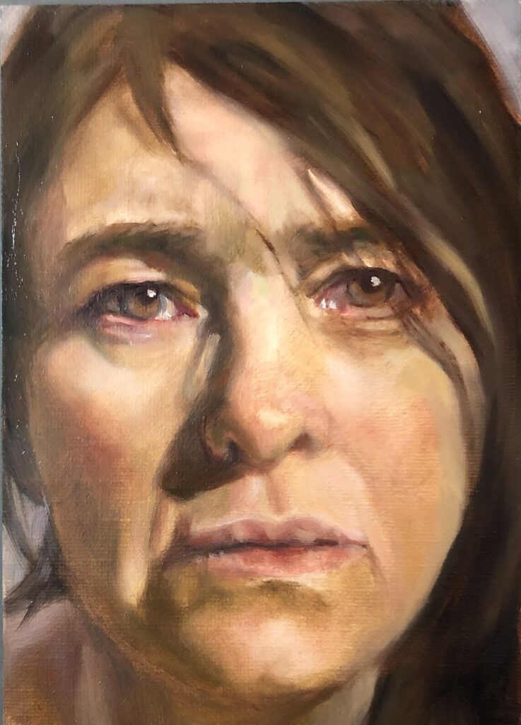 Abyss, by Anita Clipston, 2020, oil on panel