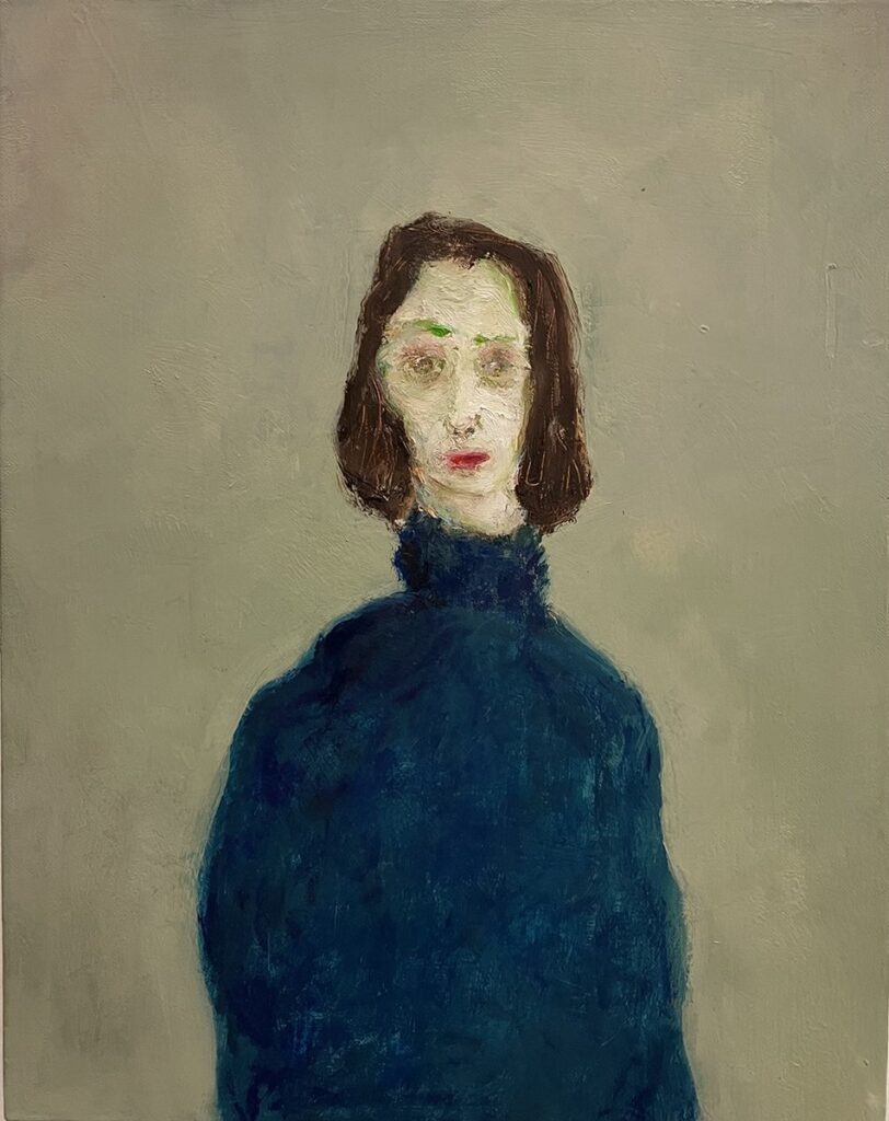 Sabrina, by Todd Cramer, 2021, oil and pastel on linen