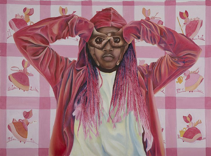 Sunbonnet Sue, by Katie Croft, 2019, oil on paper