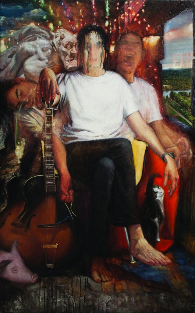 Separation, by Adam Cross, 2014, Oil on canvas