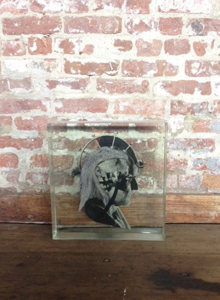 Platonic Haircut, by Dustin Yellin, 2012