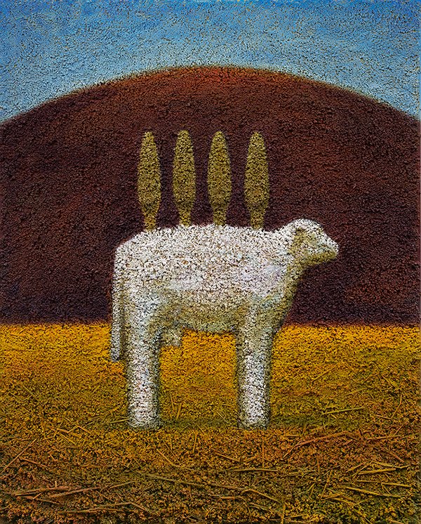 Golden Hour, by Camilla Marie Dahl, 2021, acrylic, and oil on canvas