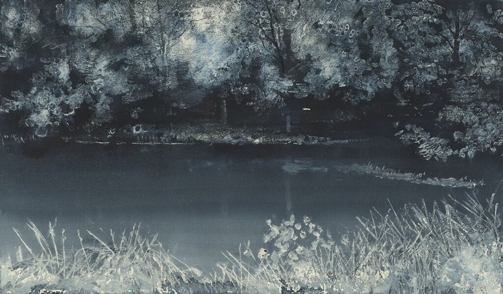 Karl Heine Kanal 2, by Marcelo Daldoce, 2015, Watercolor on paper