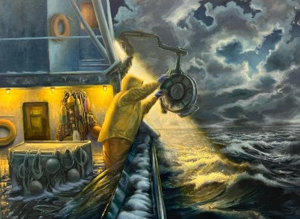Winter Light, by Ryan Davis, 2022, oil on canvas