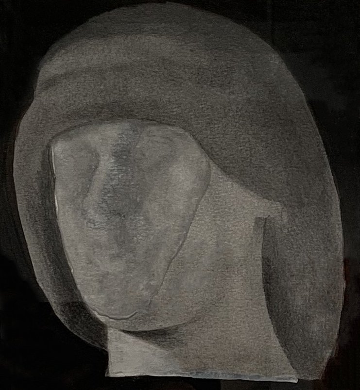 Untitled, by Jeremy Day, 2018, graphite, ink, and gouche on paper