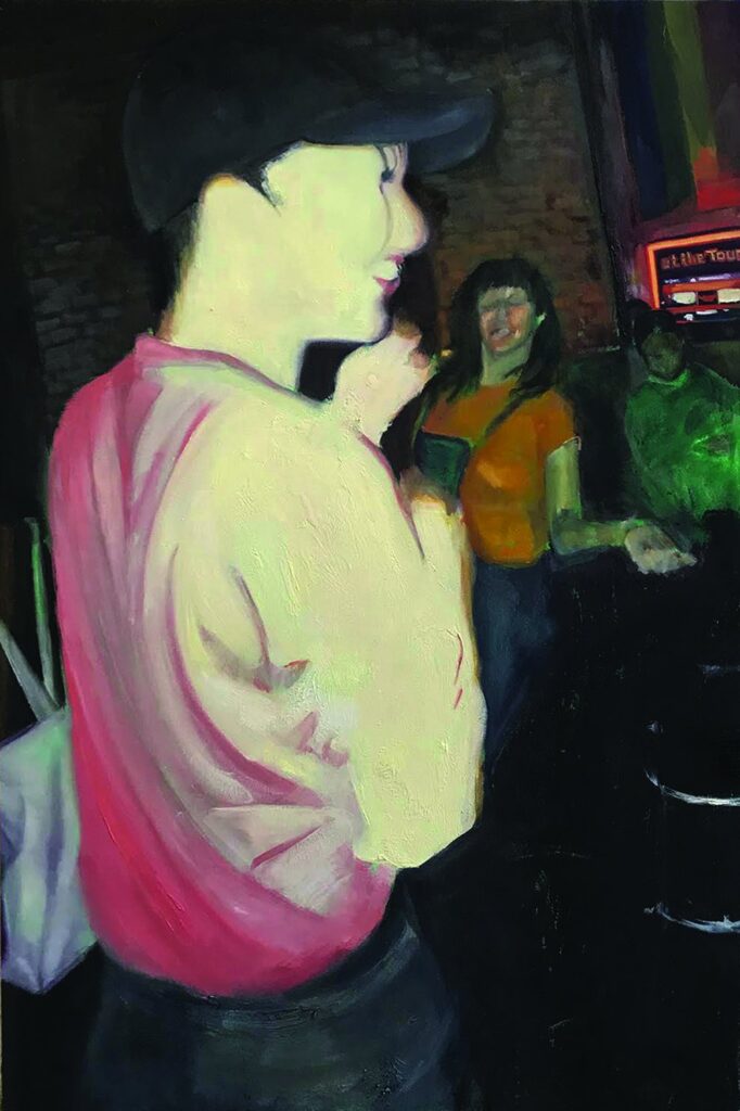 Birthday Boy, by Hanna Rose DeMarco, 2019, oil on panel