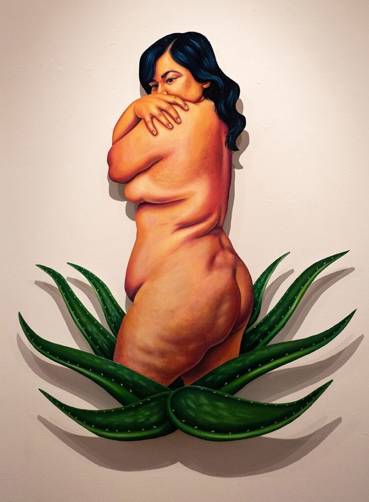 Healing, Learning, and Growing, by Josie Del Castillo, 2020, oil on panel