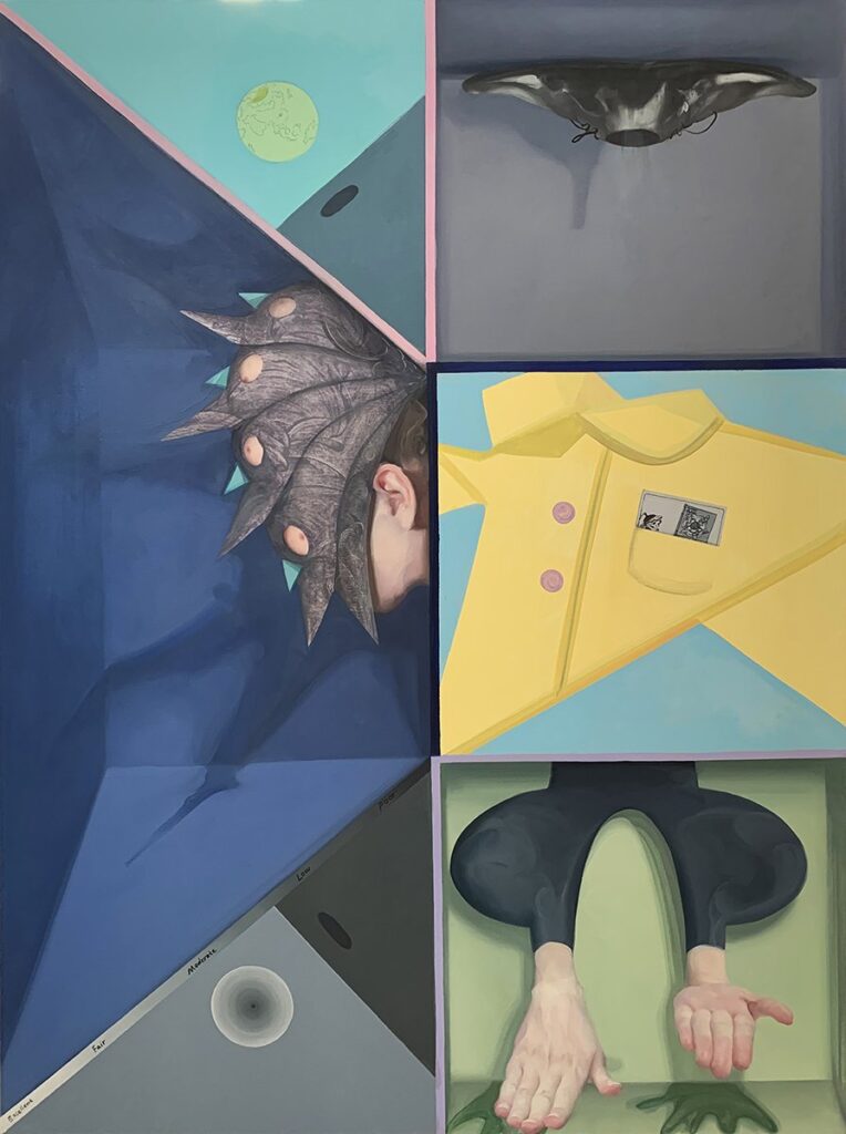 Magic Tricks, by Shiqing Deng, 2020, oil on linen