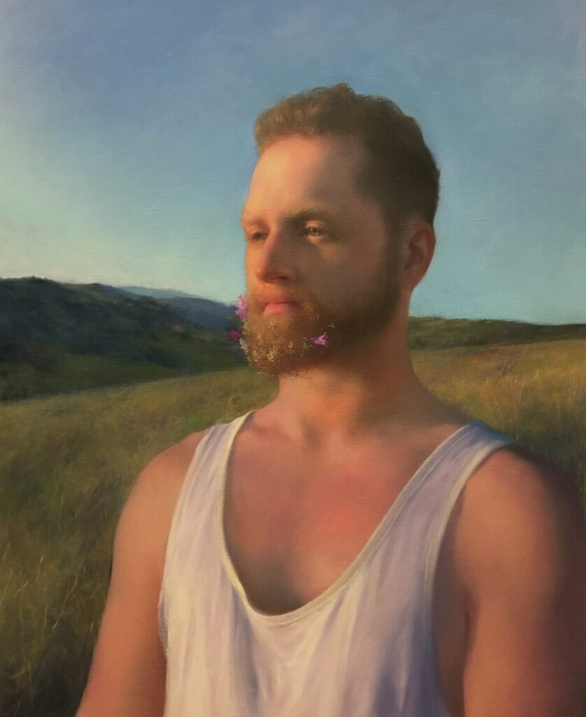 Brendan, by Shiqing Deng, 2017, Oil on linen