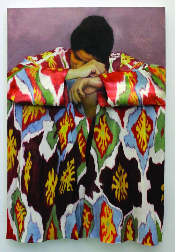 Turkish Robe, by Allan Saint-Denis, 2016, Oil on canvas