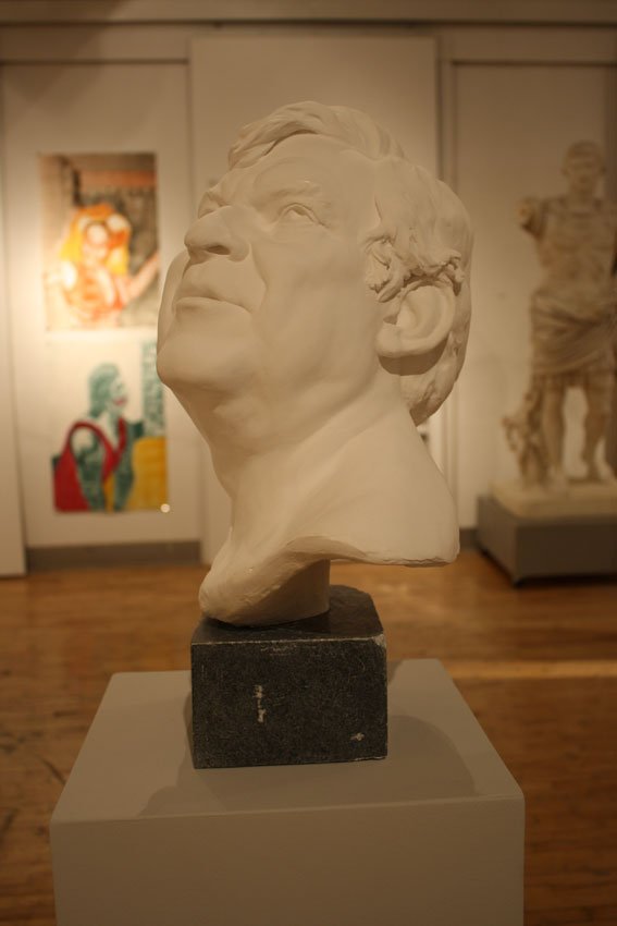The Death of History and Reason, by Sam T. Detch, 2013, Plaster and soapstone