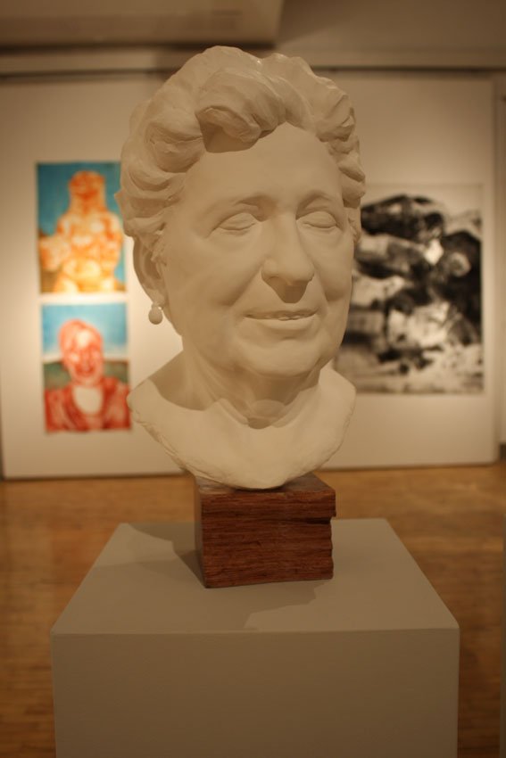 The Nurturer, by Sam T. Detch, 2013, Plaster and rosewood