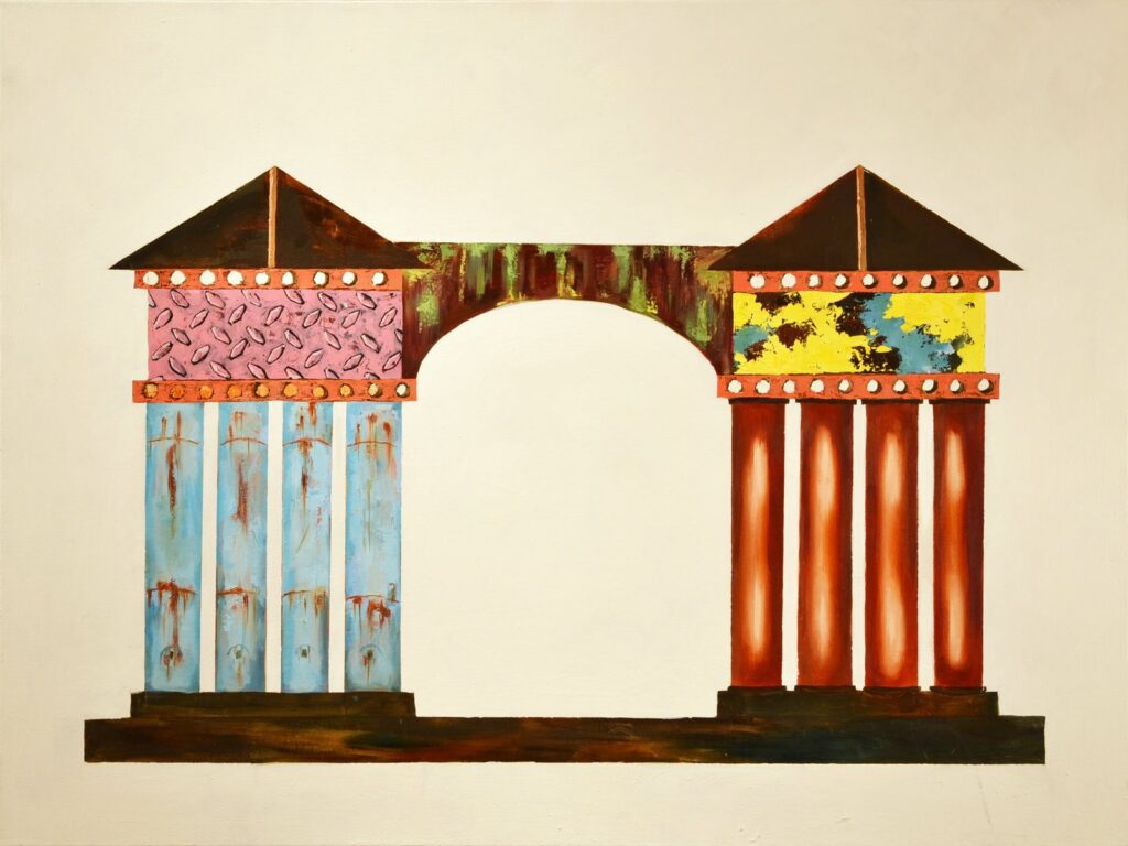 Fascade II, by Daisy Dodd-Noble, 2016, Oil on canvas