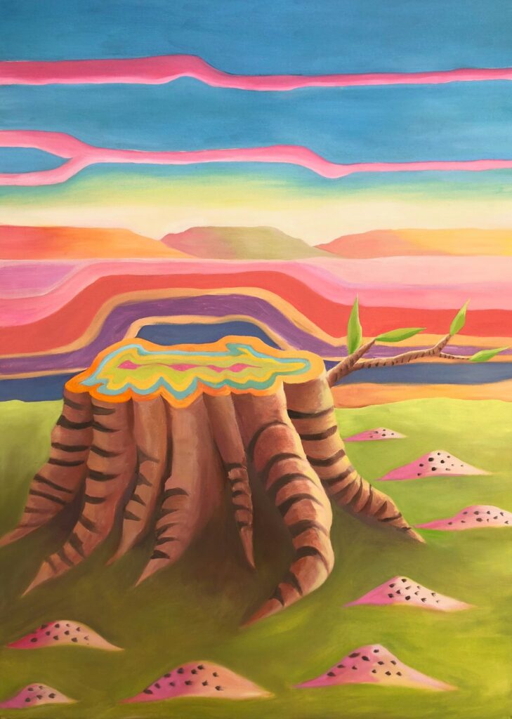 Miami Before the Flood, by Daisy Dodd-Noble, 2017, oil on canvas