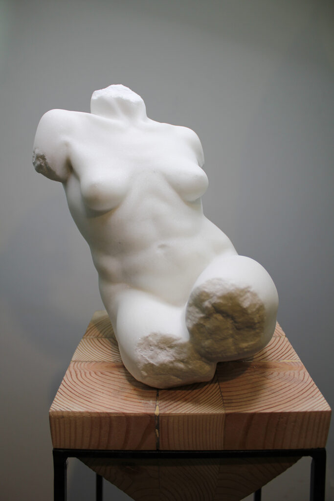 Arising Dorset, by Regiane Donadio, 2021, marble