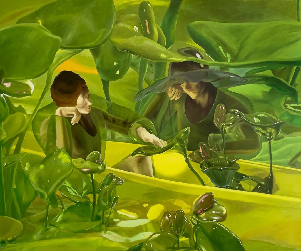 Drifting, by Yang Du, 2021, oil on canvas