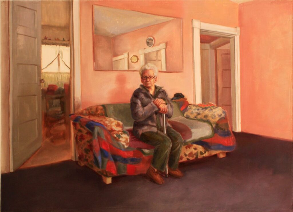 The Couch, by Christina Duarte, 2013, Oil on canvas