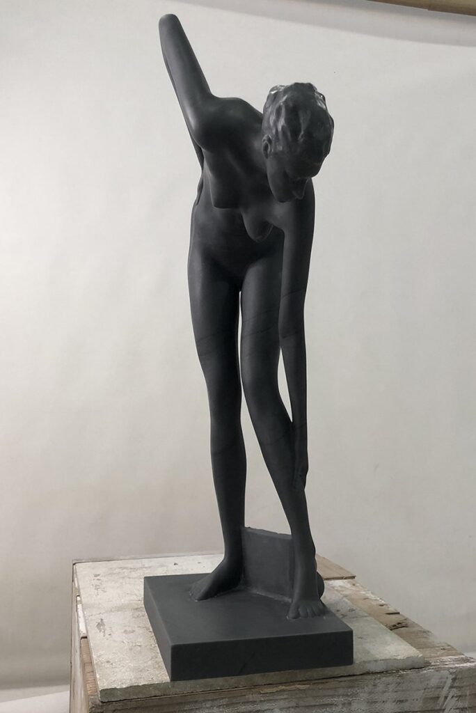 Badende, by Richard Dupont, 2020, marble