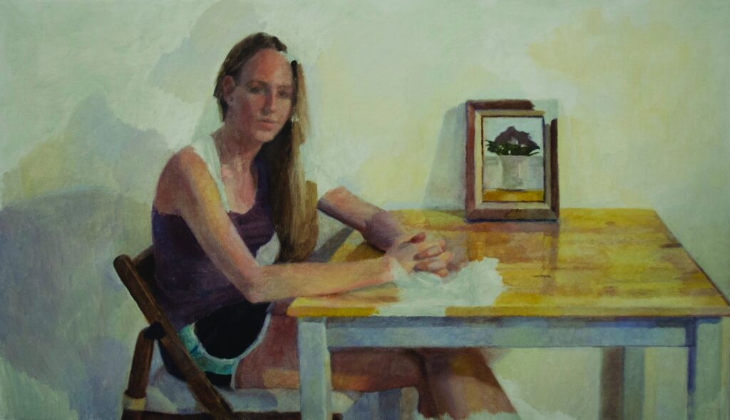 Olivia, by Todd Eisinger, 2014, Oil on linen