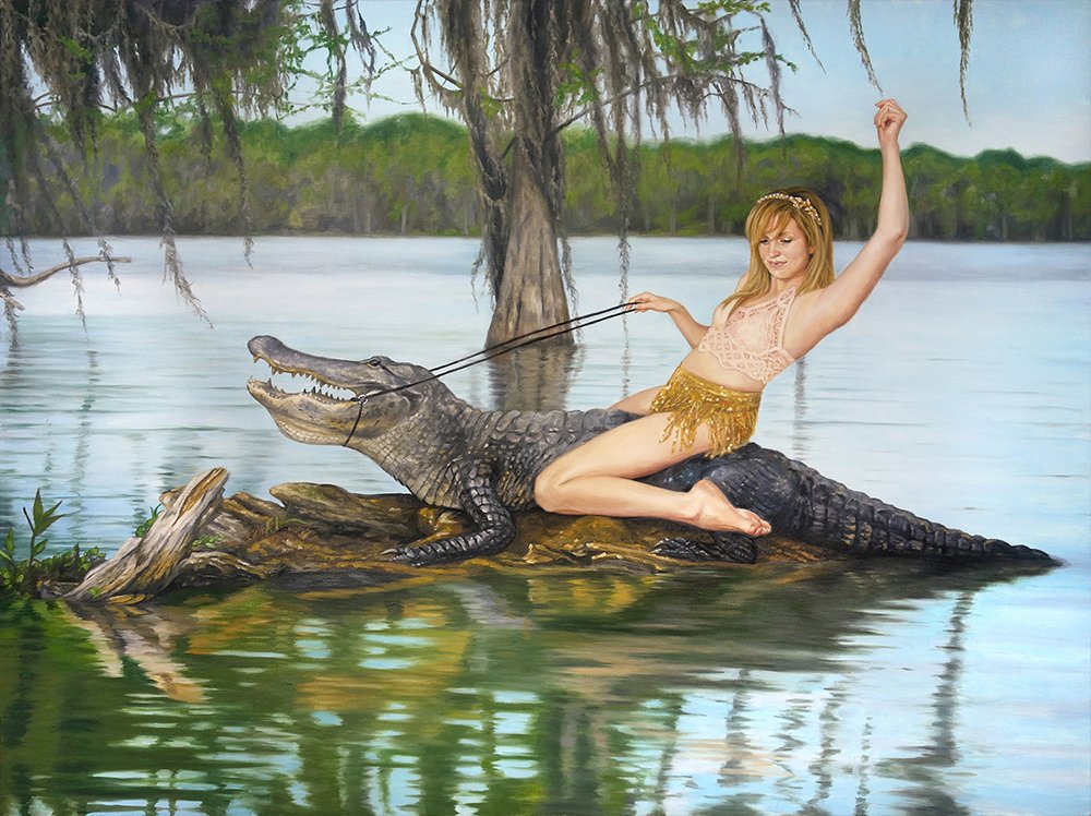 Bayou Expedition, by Heidi Elbers, 2022, oil on canvas