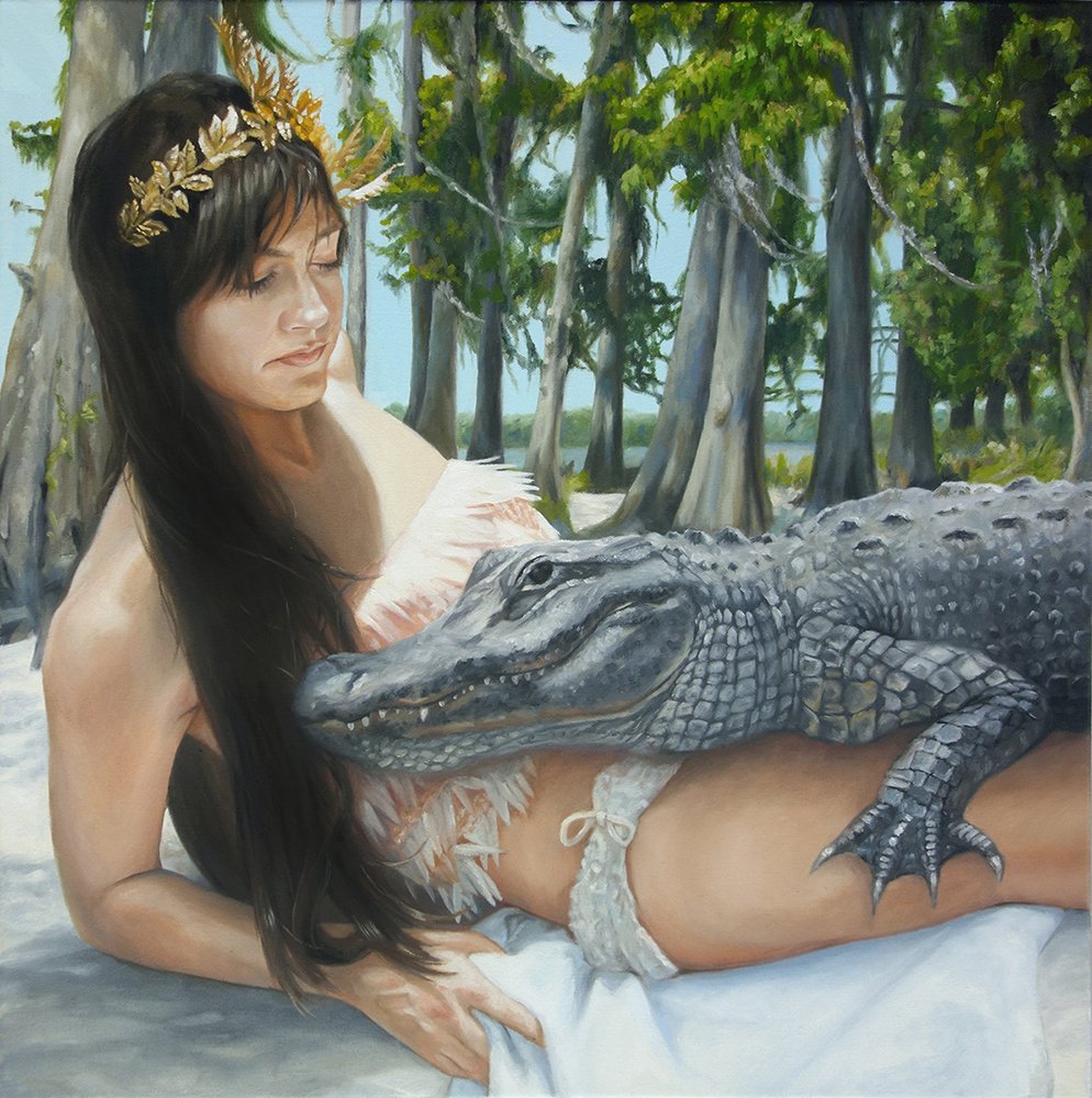 Companions, by Heidi Elbers, 2021, oil on canvas