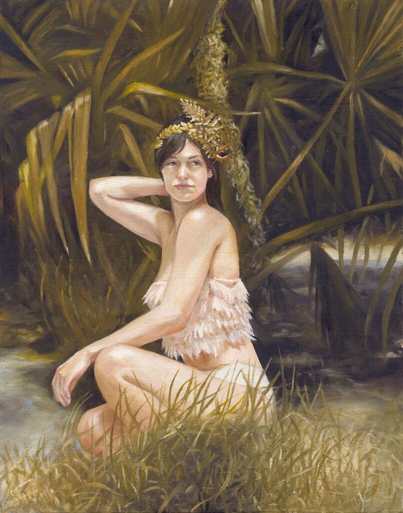 Swamplands, by Heidi Elbers, 2020, oil on paper