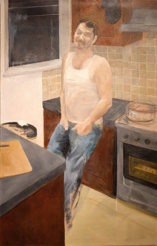 Daniel, by Emma Cunningham, 2017, Oil on linen