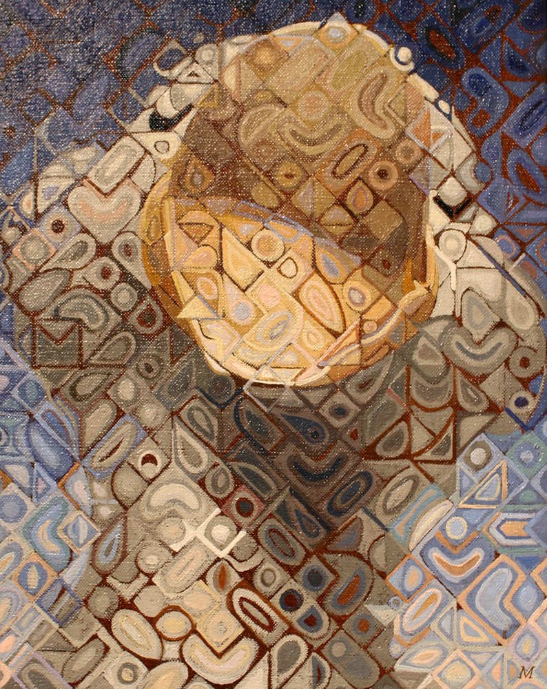 Duck Close, by Martha Erlebacher, 2004, Oil on canvas