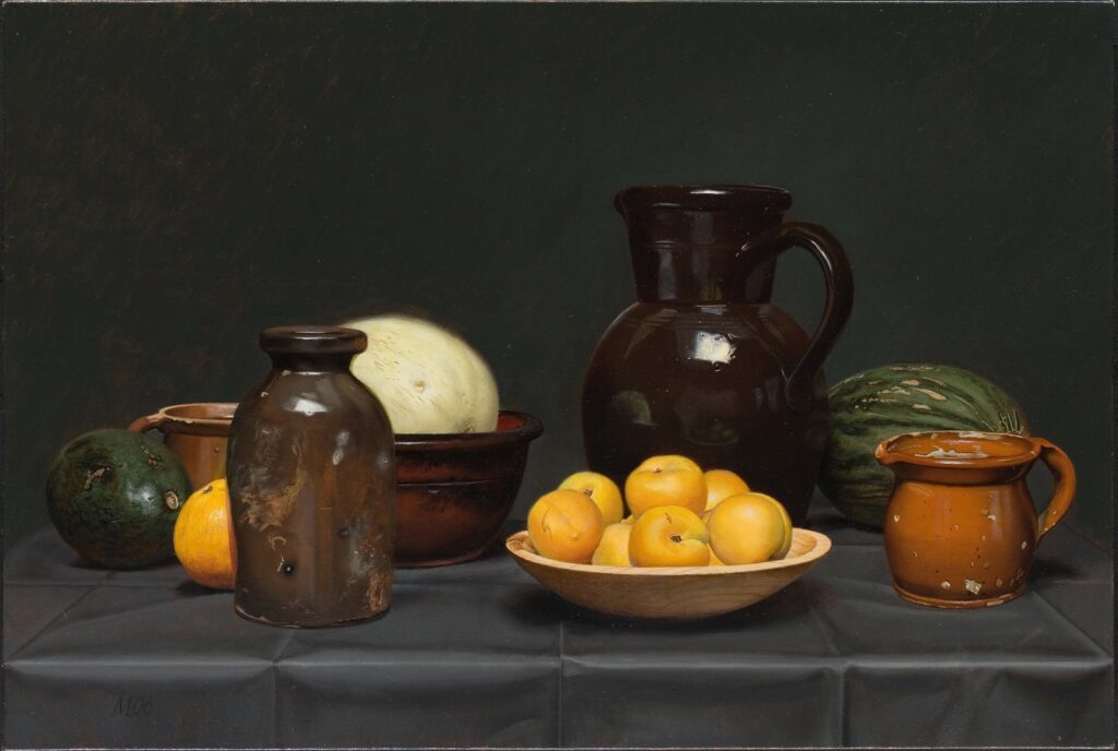 Hide and Seek II, by Martha Erlebacher, 2006, Oil on canvas