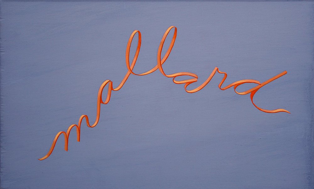 Mallard, by Martha Erlebacher, 2006, tempera on panel